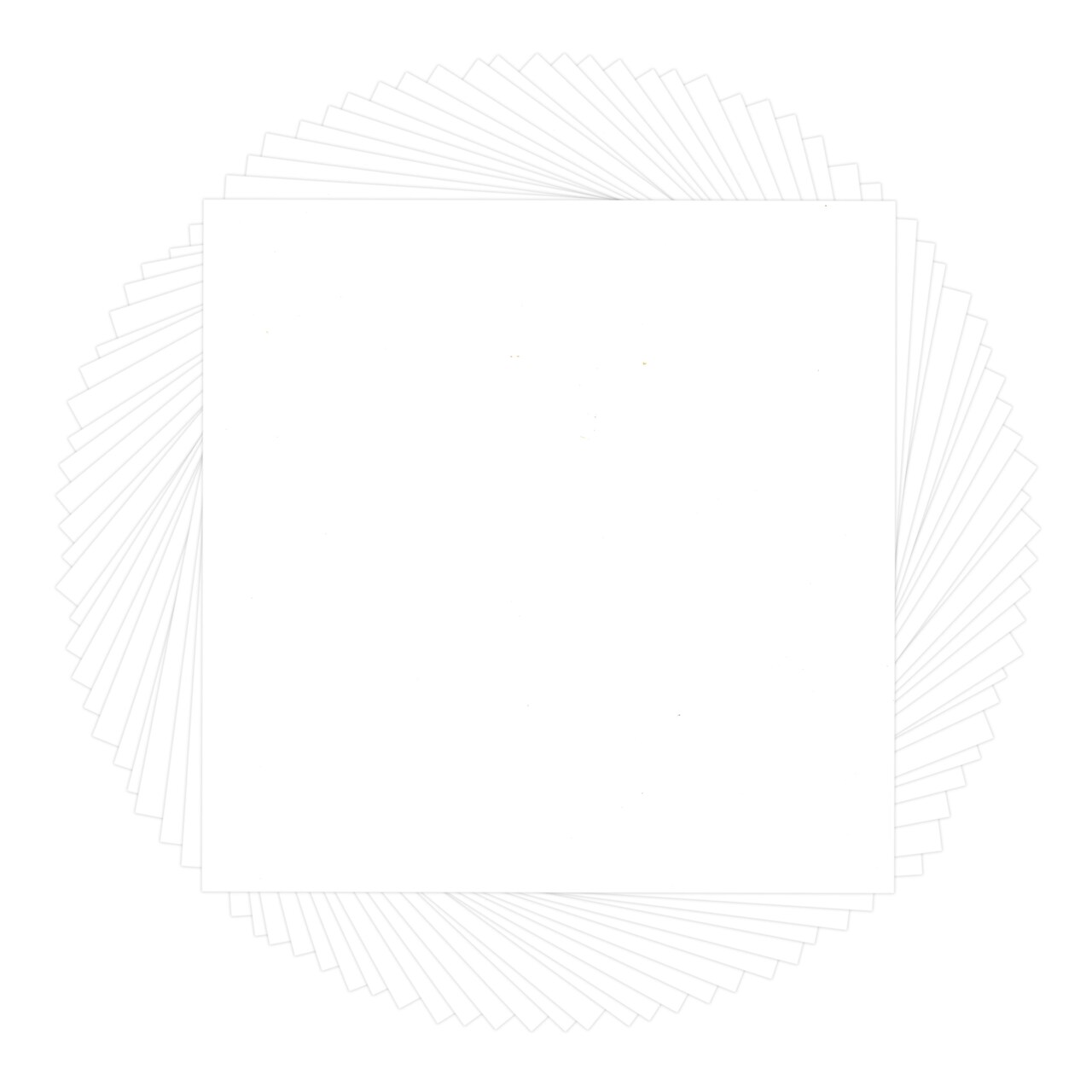 Textured White 10x10 Uncut Mat Board - Blank Sheets, No Opening